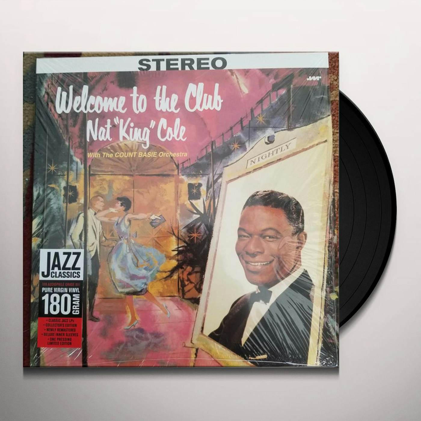 Nat King Cole WELCOME TO THE CLUB (WITH THE COUNT BASIE ORCHESTRA) (LIMITED180G/VIRGIN VINYL) Vinyl Record