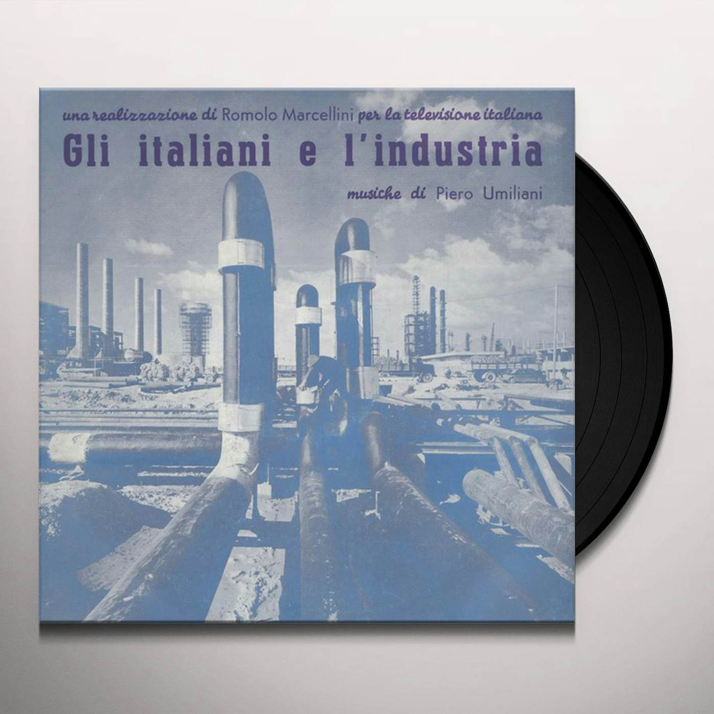 Piero Umiliani GLI ITALIANI E L'INDUSTRIA / Original Soundtrack Vinyl Record
