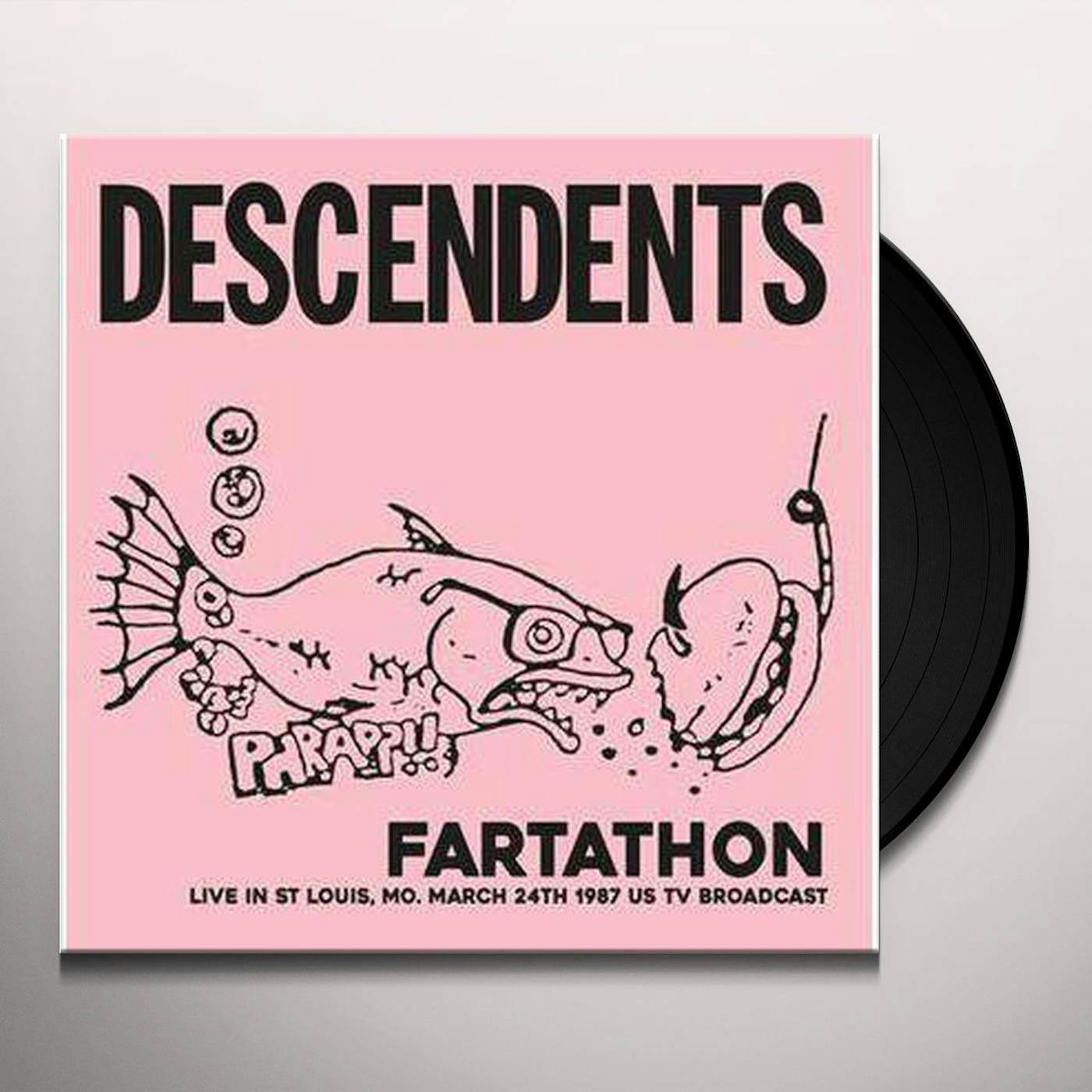 Descendents FARTATHON: LIVE IN ST. LOUIS 1987 (PINK VINYL) Vinyl Record