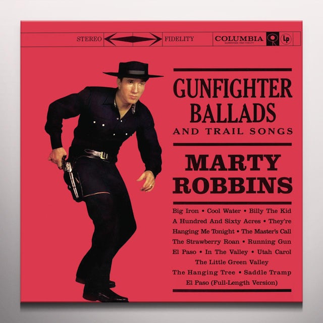 Marty Robbins GUNFIGHTER BALLADS & TRAIL SONGS Vinyl Record Colored Vinyl, 180 Gram Pressing