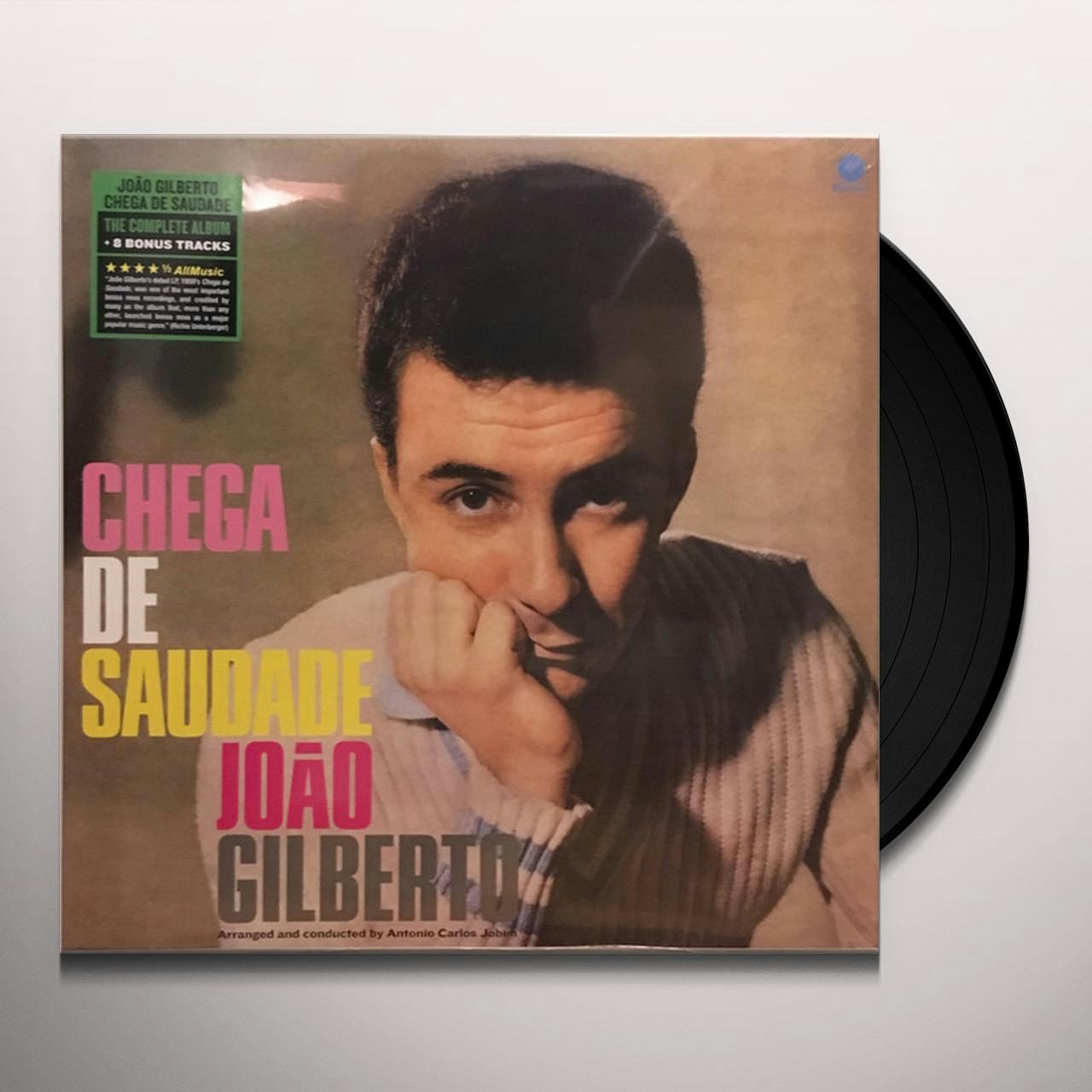 João Gilberto CHEGA DE SAUDADE (BONUS TRACKS) Vinyl Record - 180