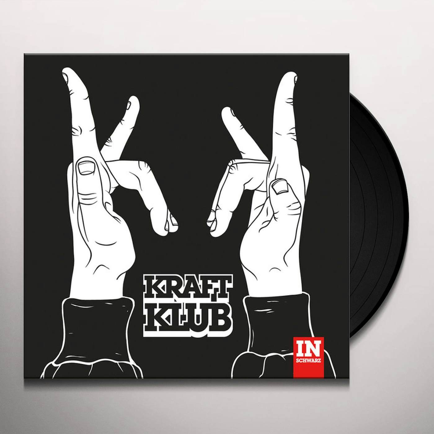 Kraftklub IN SCHWARZ (DL CARD) Vinyl Record
