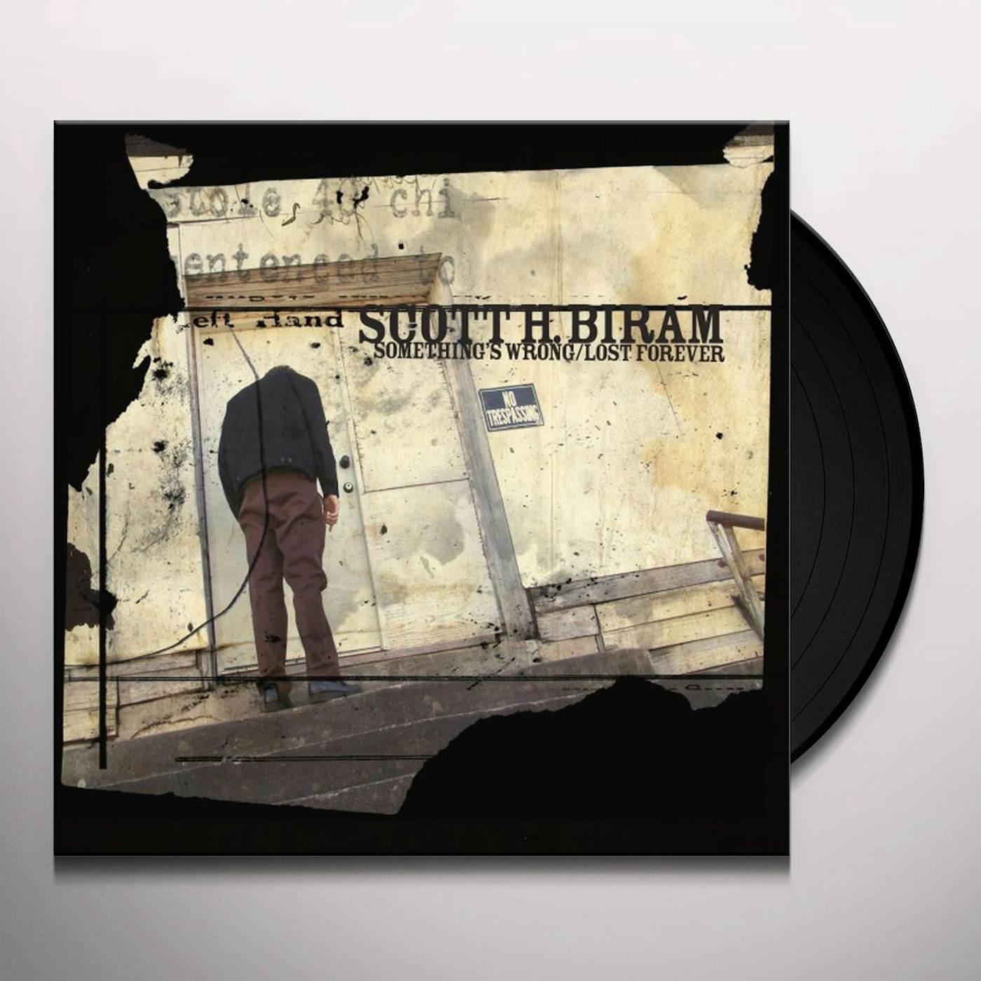 Scott H. Biram SOMETHING'S WRONG / LOST FOREVER Vinyl Record