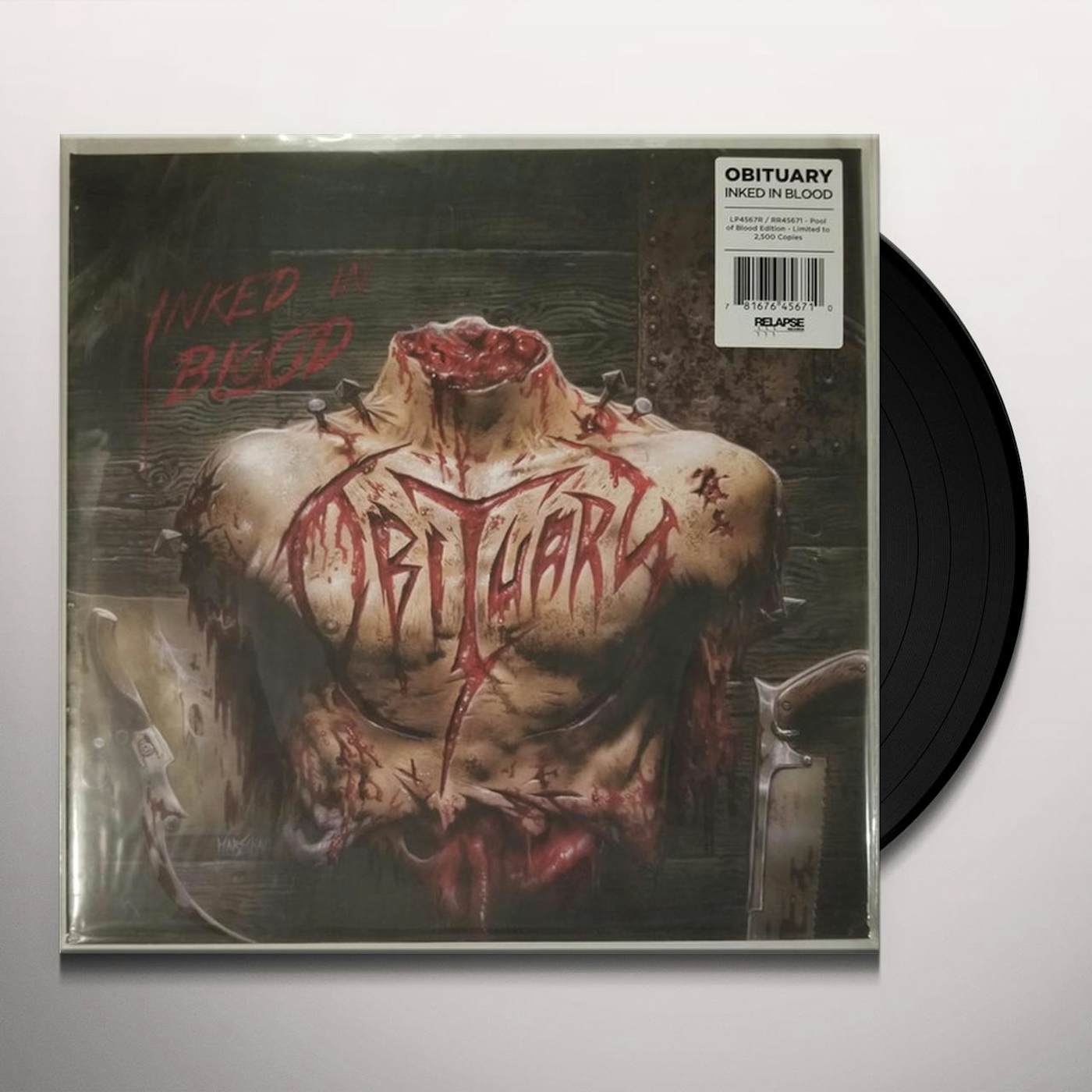 Obituary INKED IN BLOOD Vinyl Record