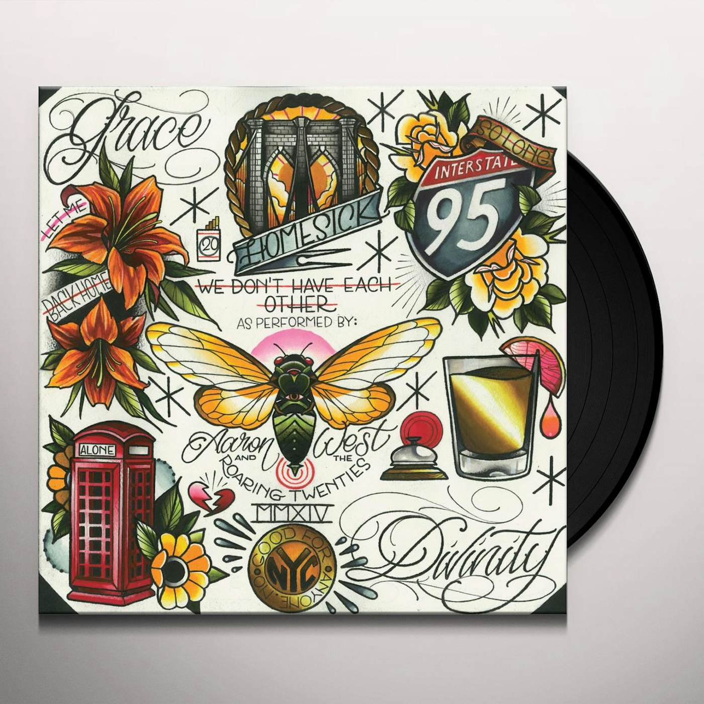 Aaron West and The Roaring Twenties WE DON'T HAVE EACH OTHER (GRAPEFRUIT COLORED) Vinyl Record