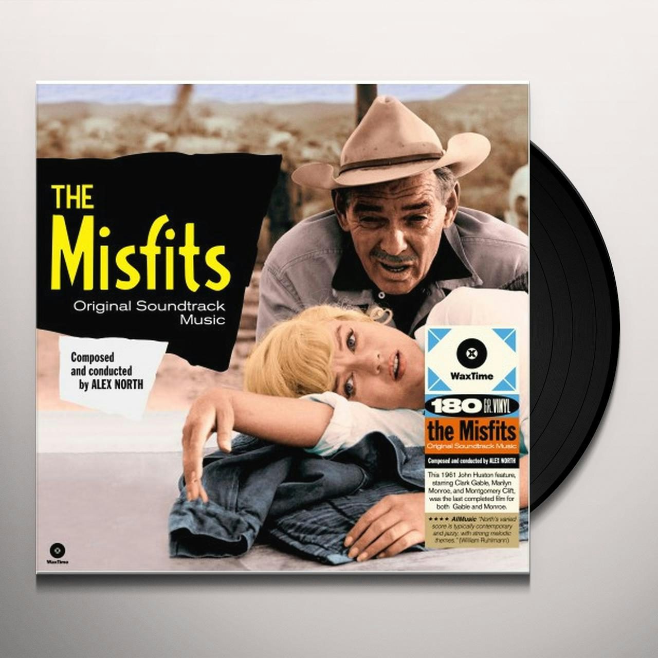 Alex North MISFITS / Original Soundtrack Vinyl Record - 180 Gram Pressing,  Spain Release