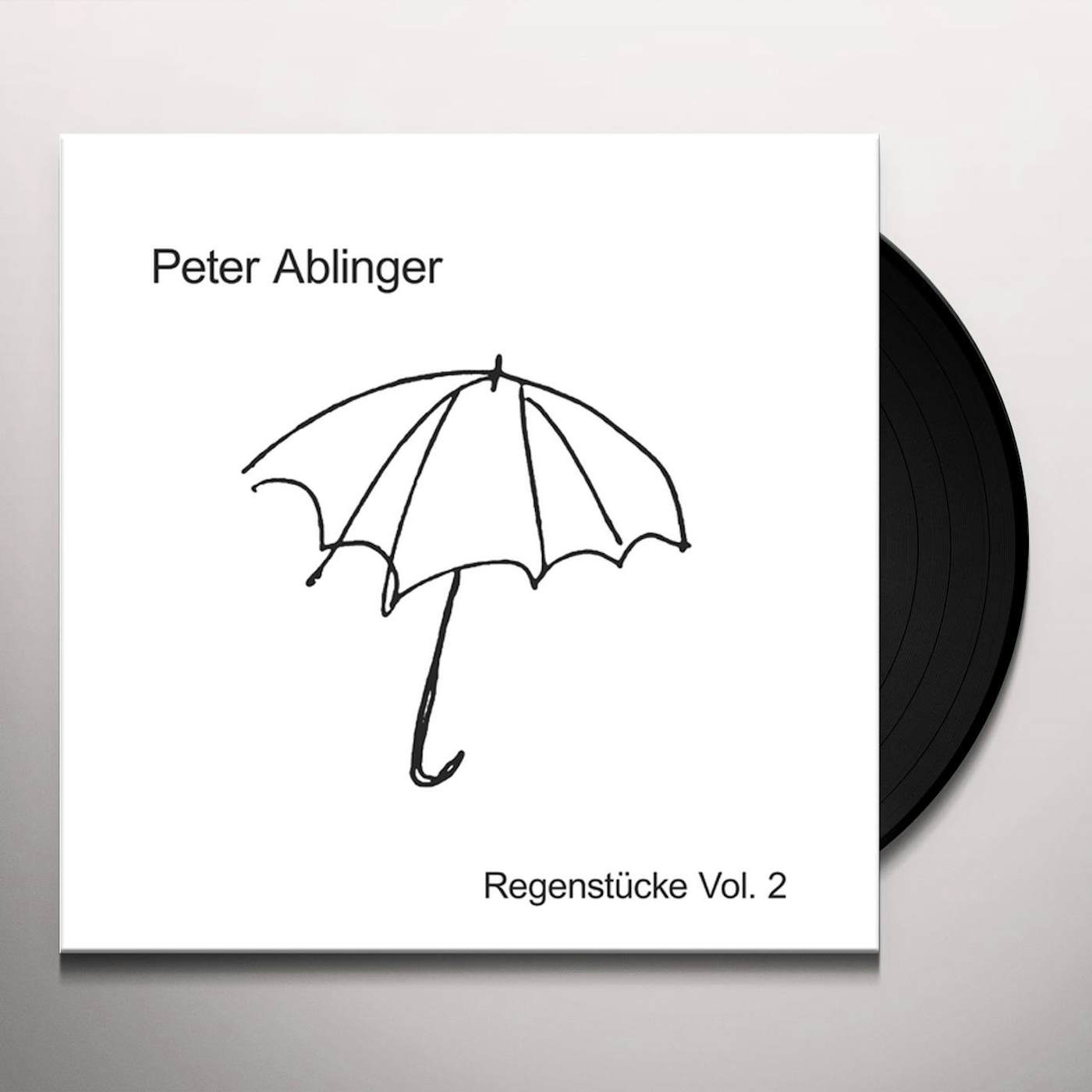 Peter Ablinger REGENSTUCKE 2 Vinyl Record