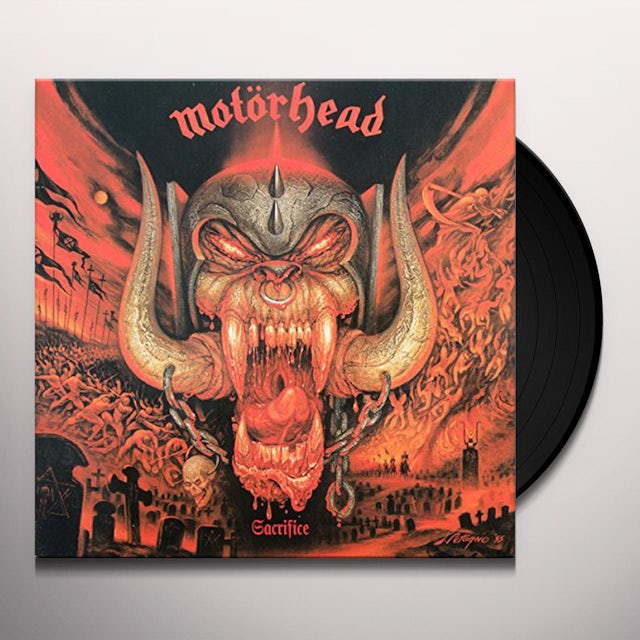 Motorhead SACRIFICE Vinyl Record