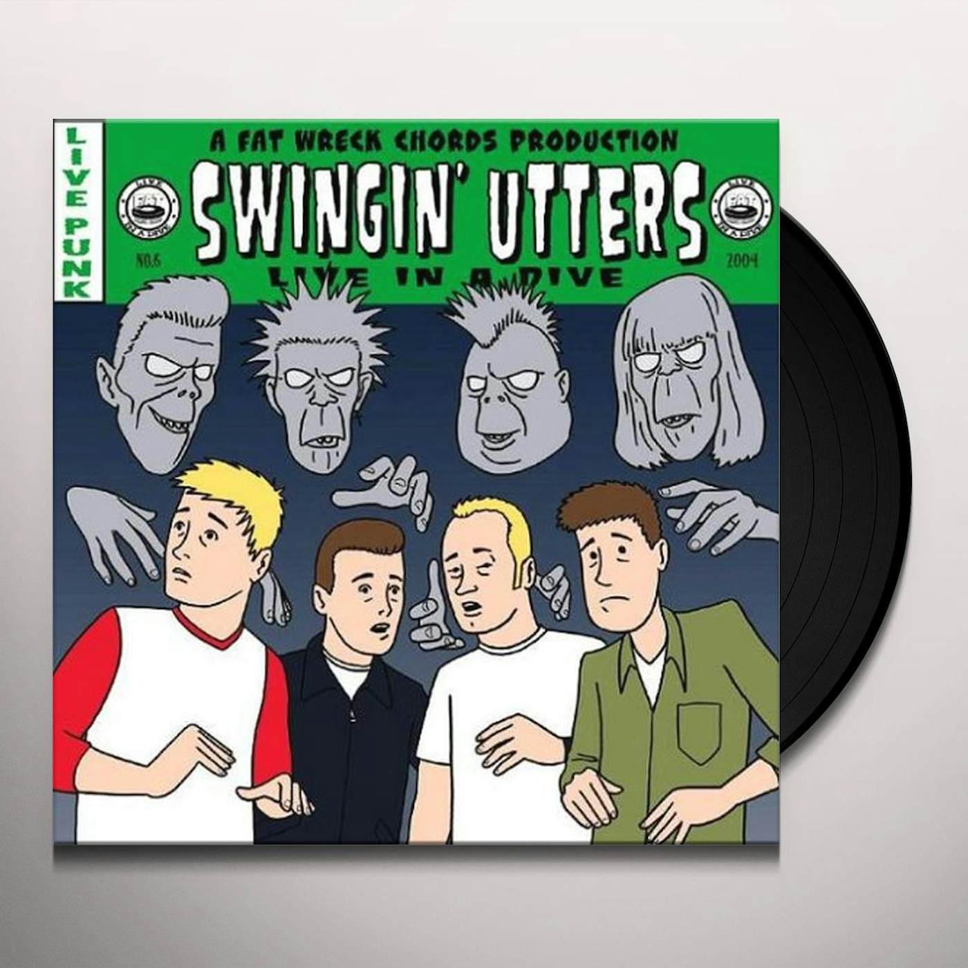 Swingin Utters - Five Lessons Learned Color Vinyl Bundle Colored Vinyl + Small T