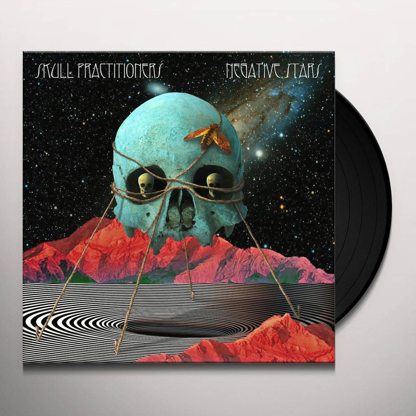 Skull Practitioners Negative Stars Vinyl Record