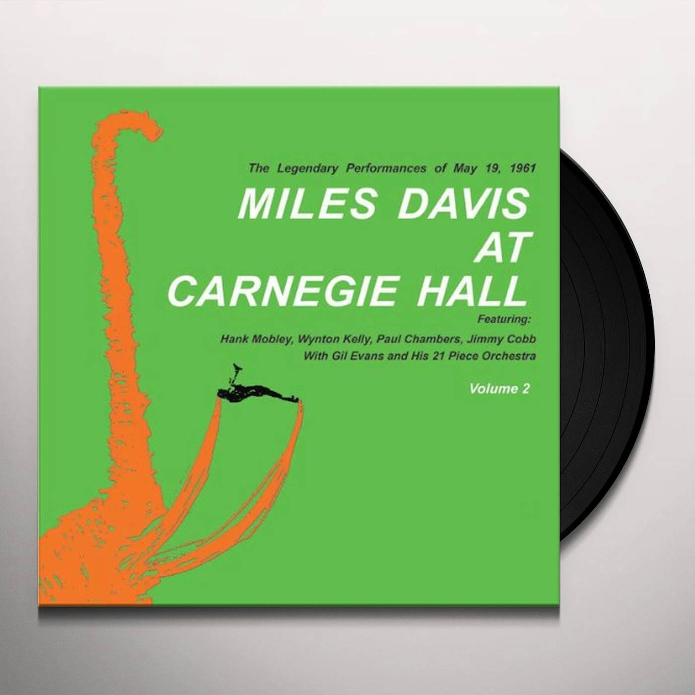 MILES DAVIS AT CARNEGIE HALL 2 Vinyl Record