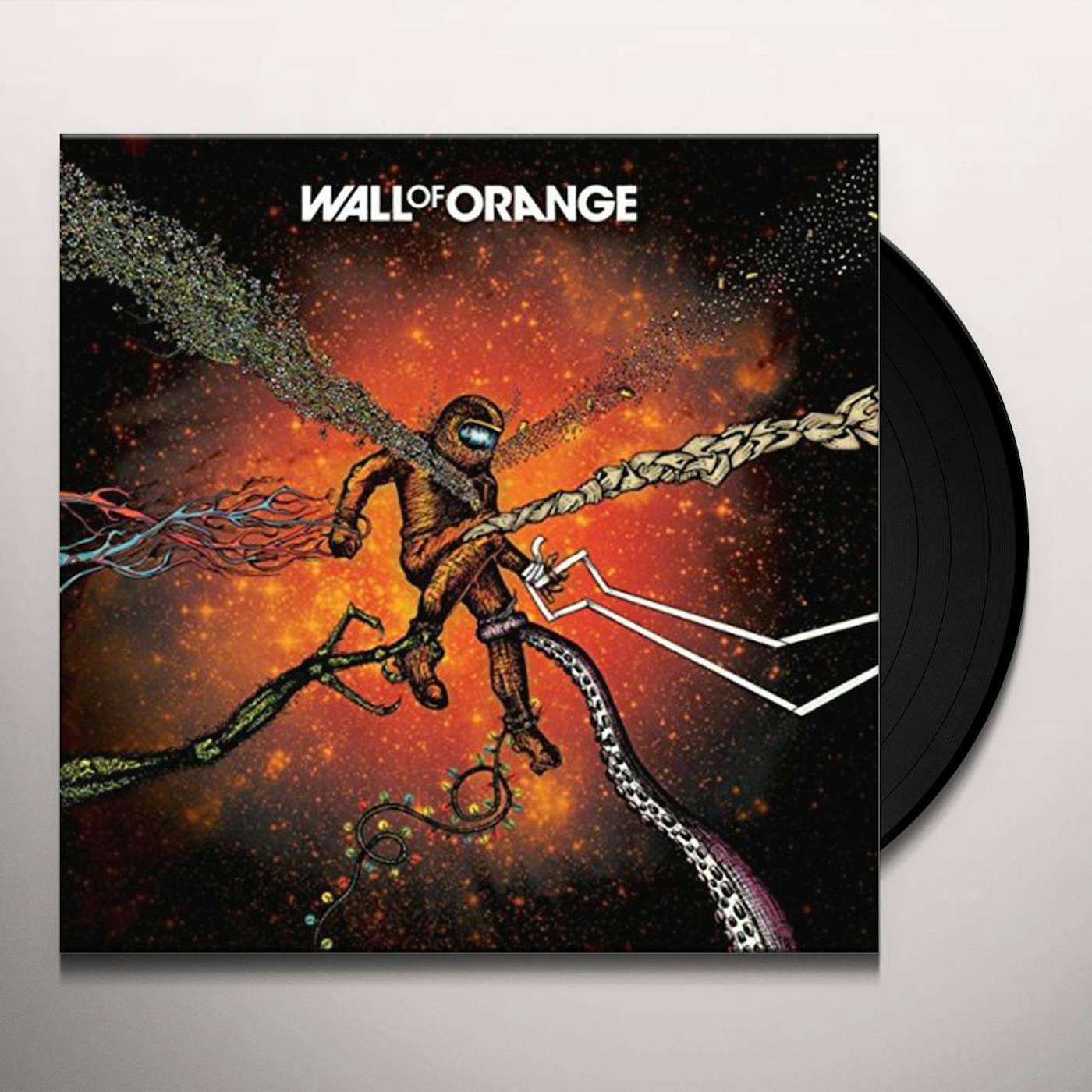 Wall of Orange Vinyl Record