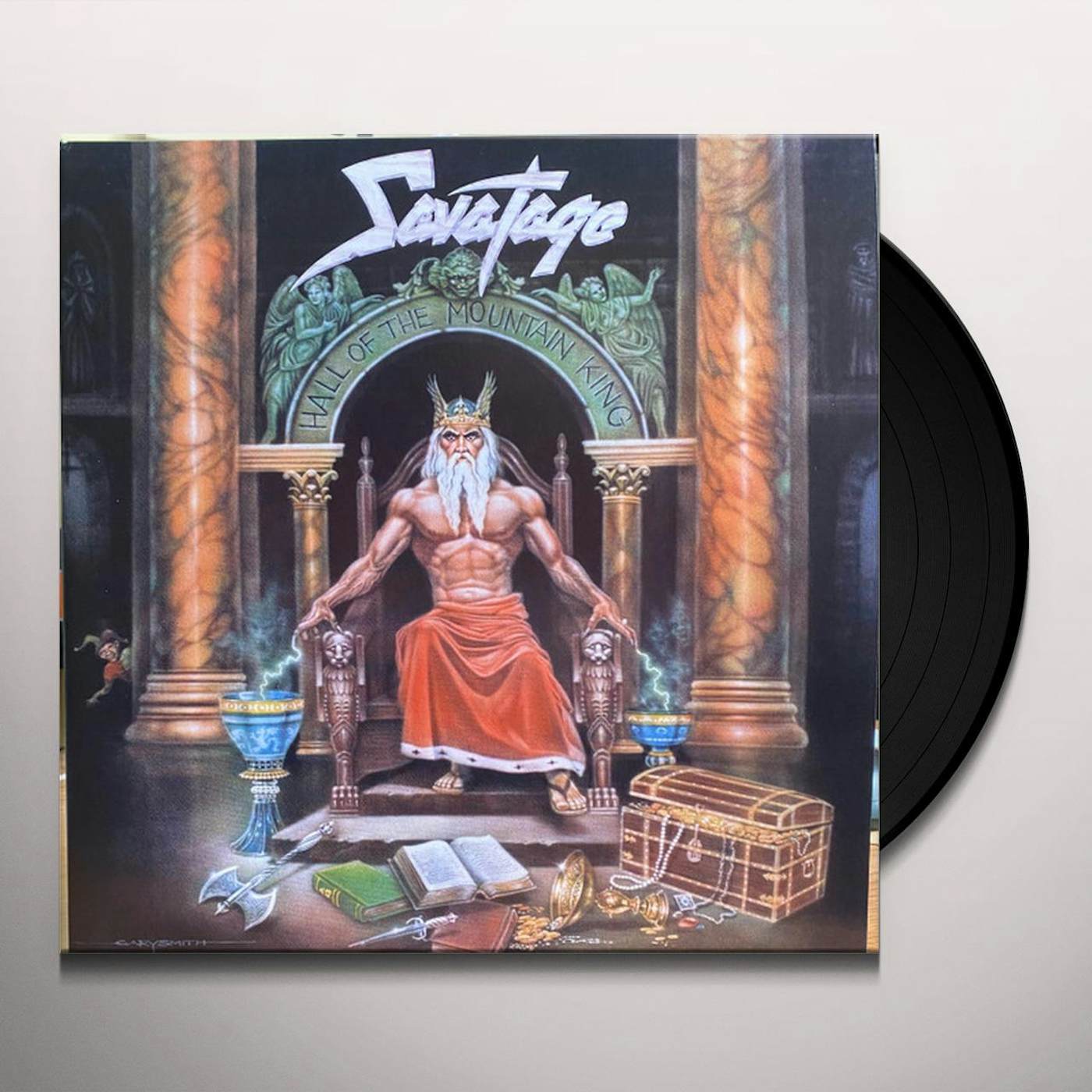 Savatage HALL OF THE MOUNTAIN KING (GOLD VINYL) Vinyl Record