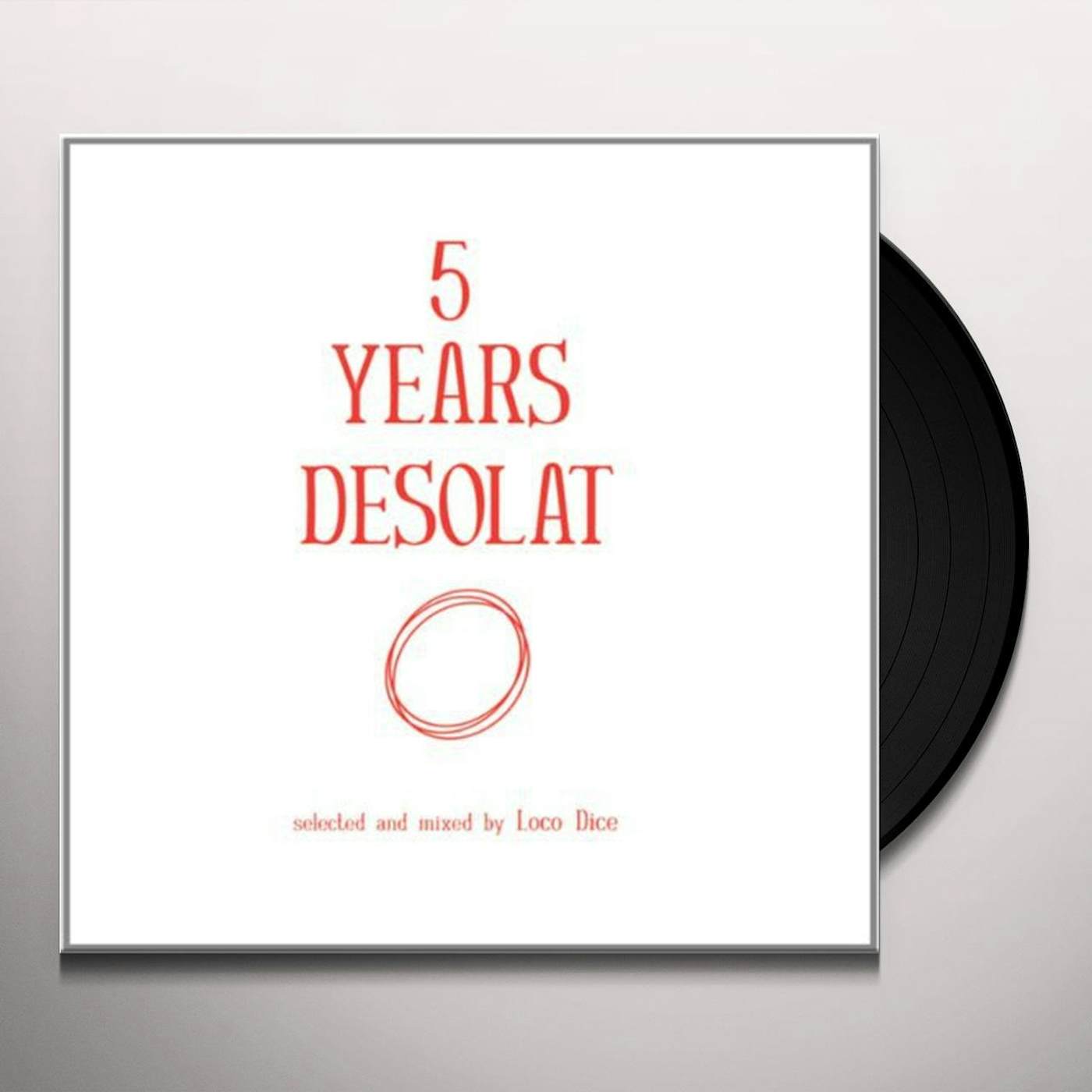 Loco Dice 5 YEARS DESOLAT Vinyl Record