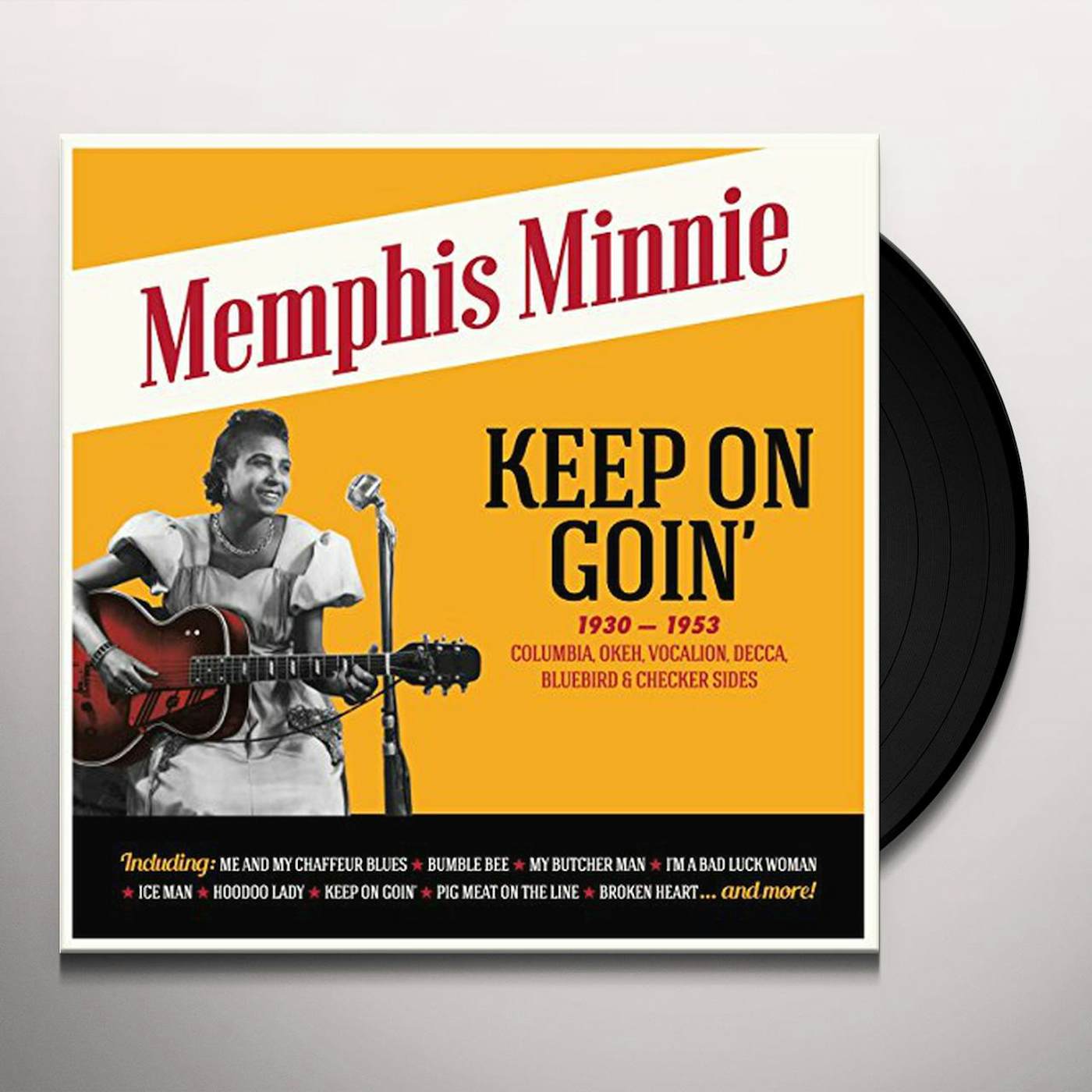 Memphis Minnie KEEP ON GOIN (COLUMBIA OKEH VOCALION DECCA) Vinyl Record