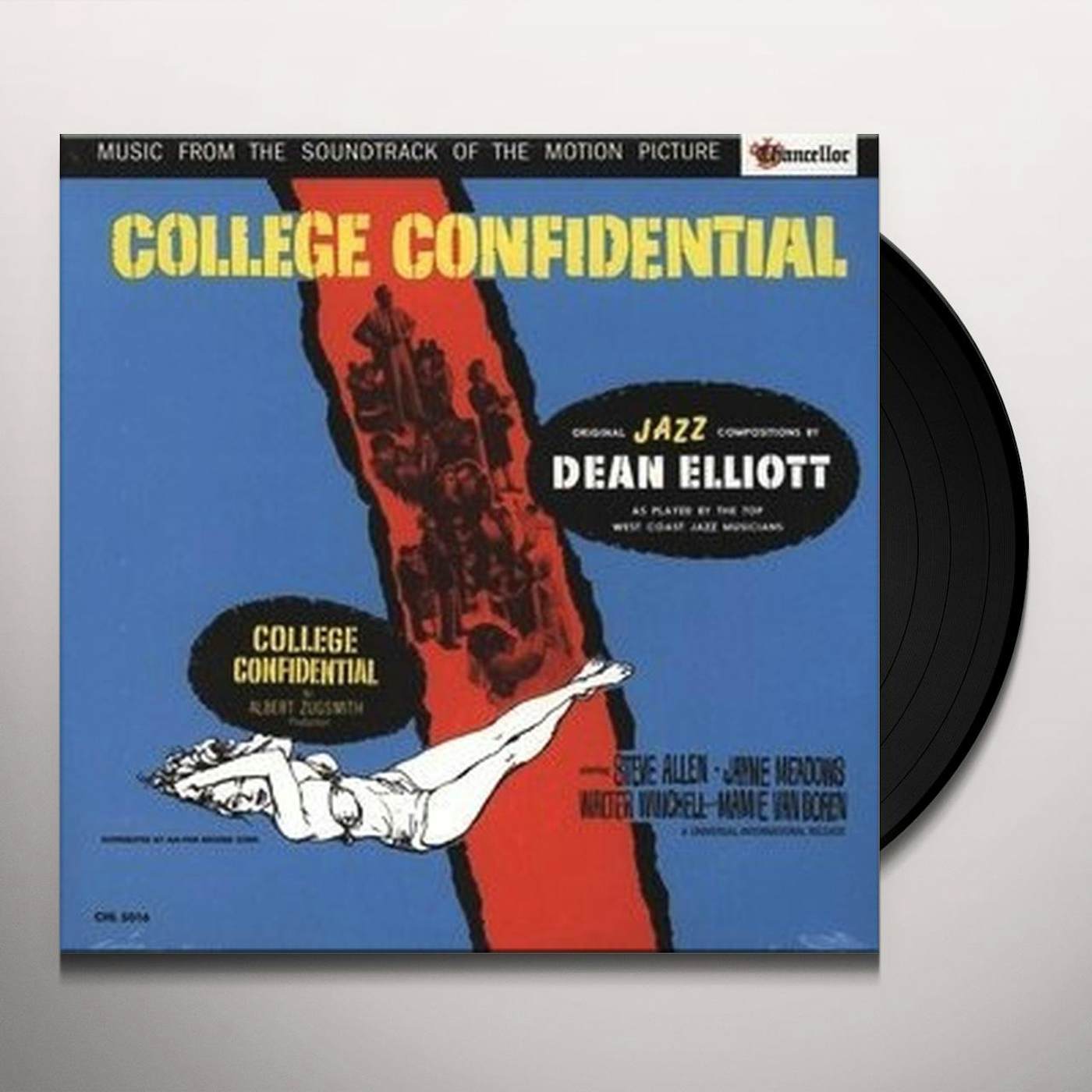 Dean Elliott COLLEGE CONFIDENTIAL SOUNDTRACK Vinyl Record