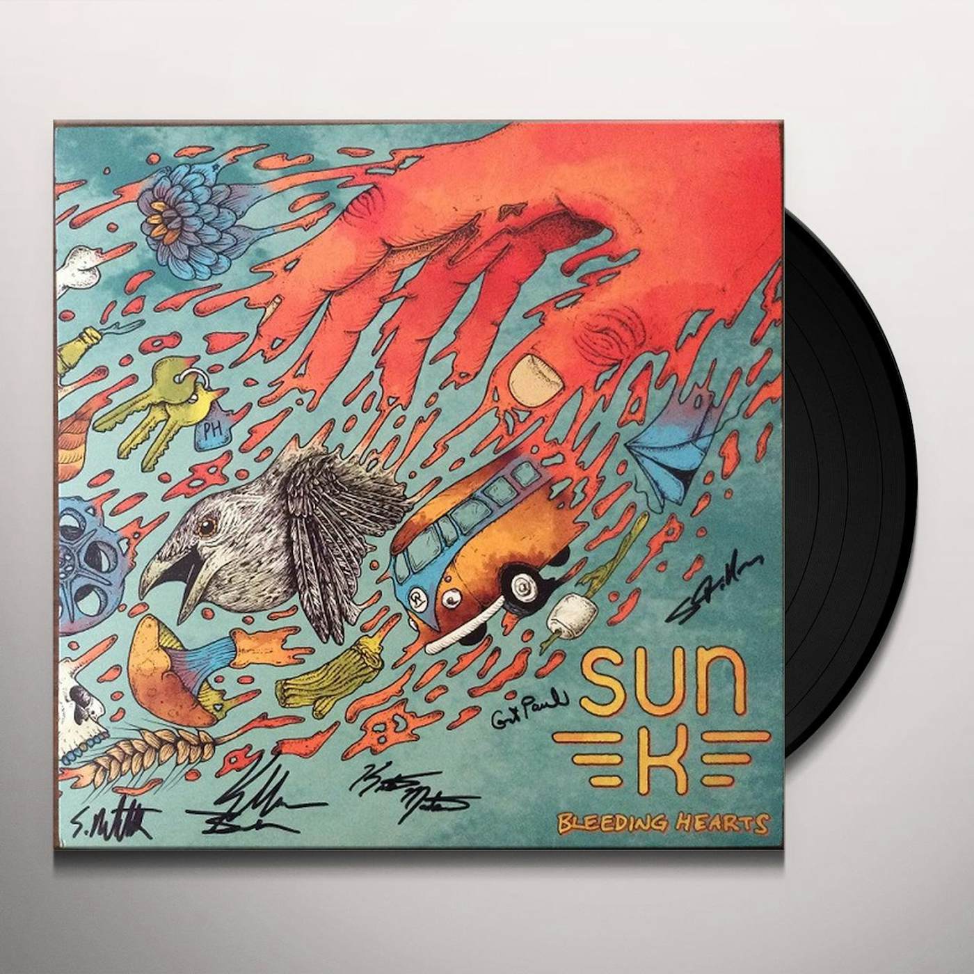 Sun K BLEEDING HEARTS (LP) Vinyl Record