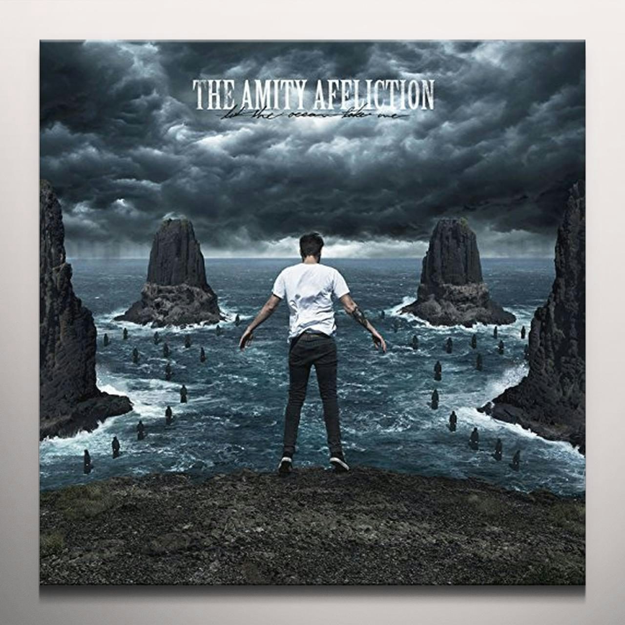 The Amity Affliction LET THE OCEAN TAKE ME Vinyl Record Colored Vinyl, Digital Download Included