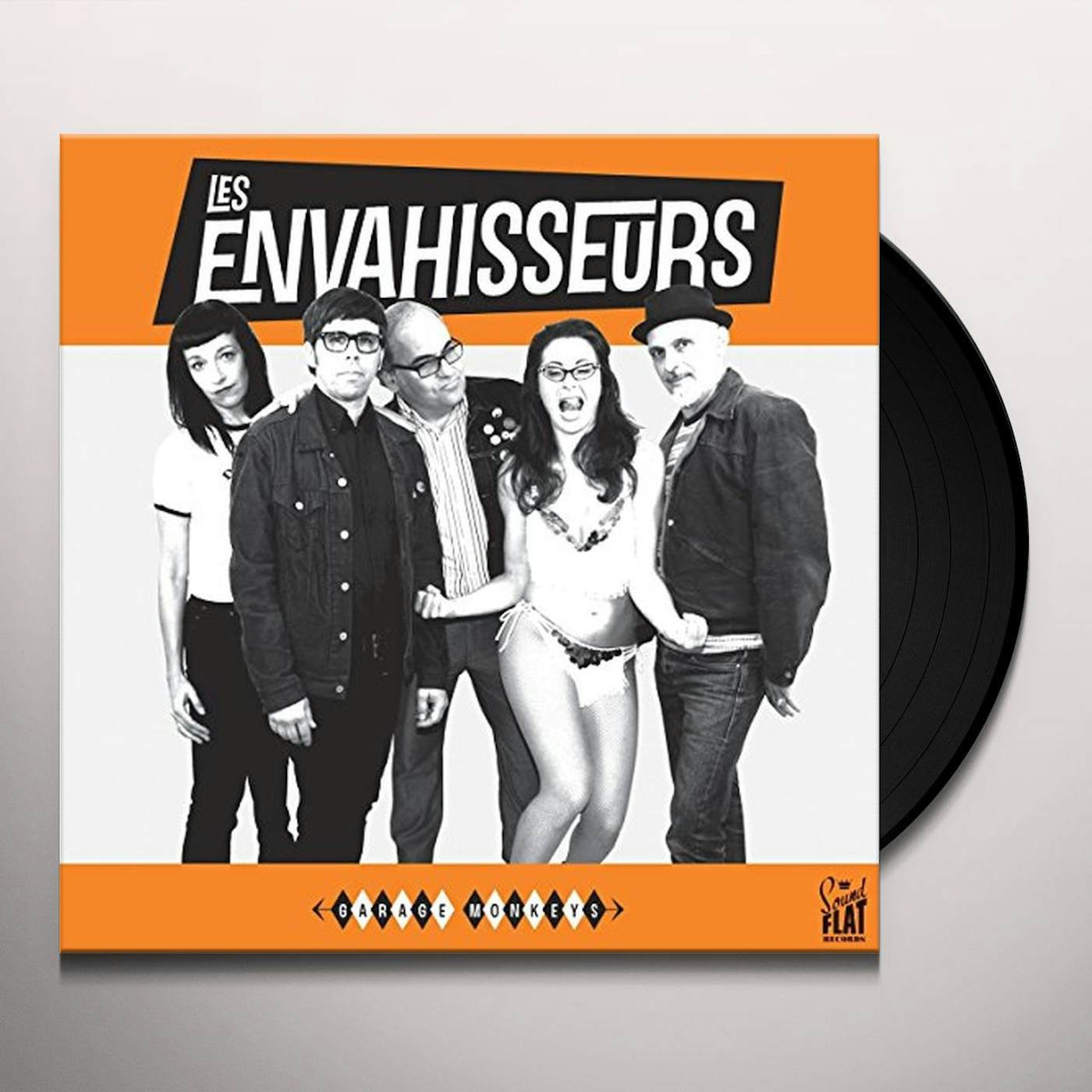 Les Envahisseurs GARAGE MONKEYS Vinyl Record