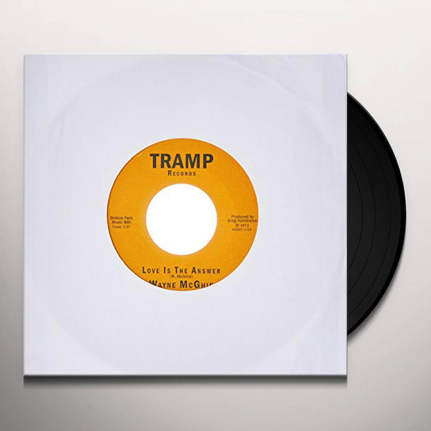 Wayne McGhie LOVE IS THE ANSWER Vinyl Record