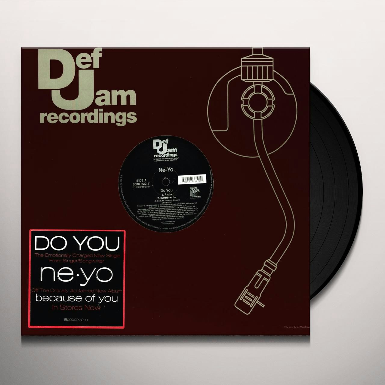 Ne-Yo DO YOU (X2) & AIN'T THINKING ABOUT YOU (X2) Vinyl Record