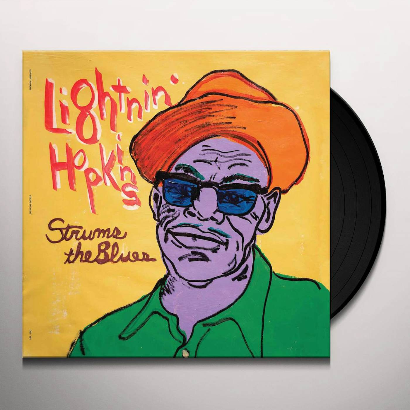 Lightnin' Hopkins STRUMS THE BLUES (180G/DIRECT TO BOARD RECORDING) Vinyl Record