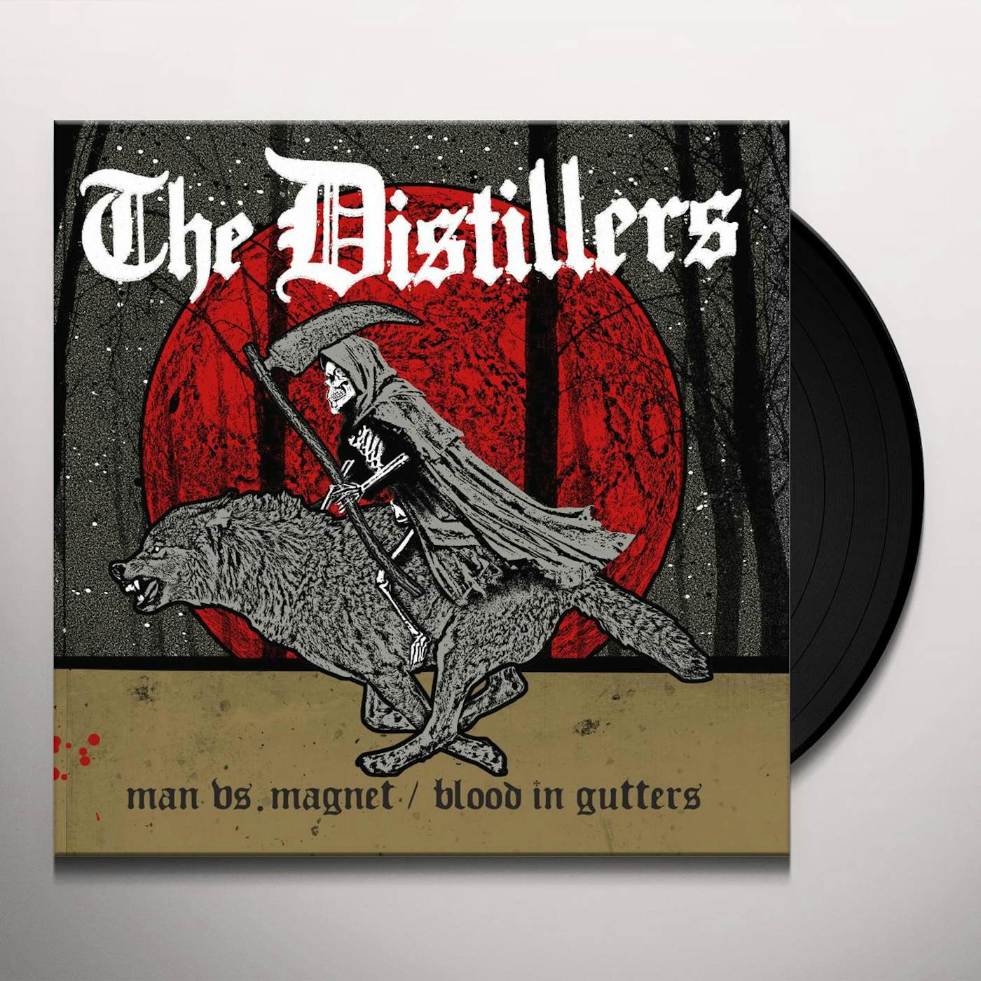 The Distillers Man vs. Magnet / Blood in Gutters Vinyl Record