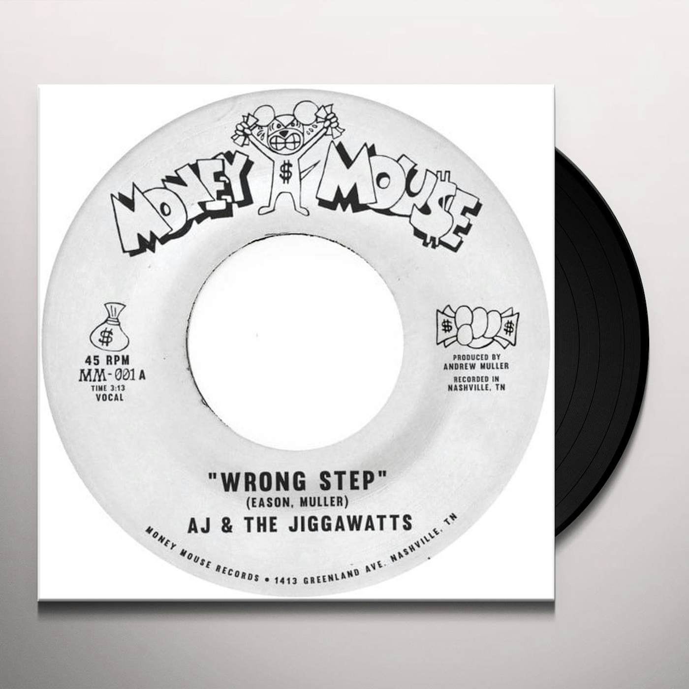 Aj & The Jiggawatts WRONG STEP / KARMA IS A BITCH Vinyl Record