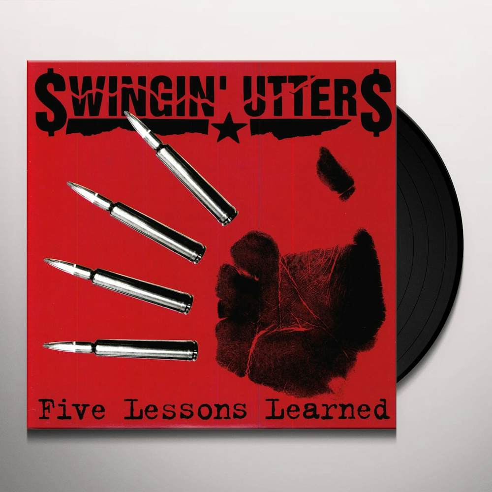 Swingin Utters - Five Lessons Learned Color Vinyl Bundle Colored Vinyl + Small T