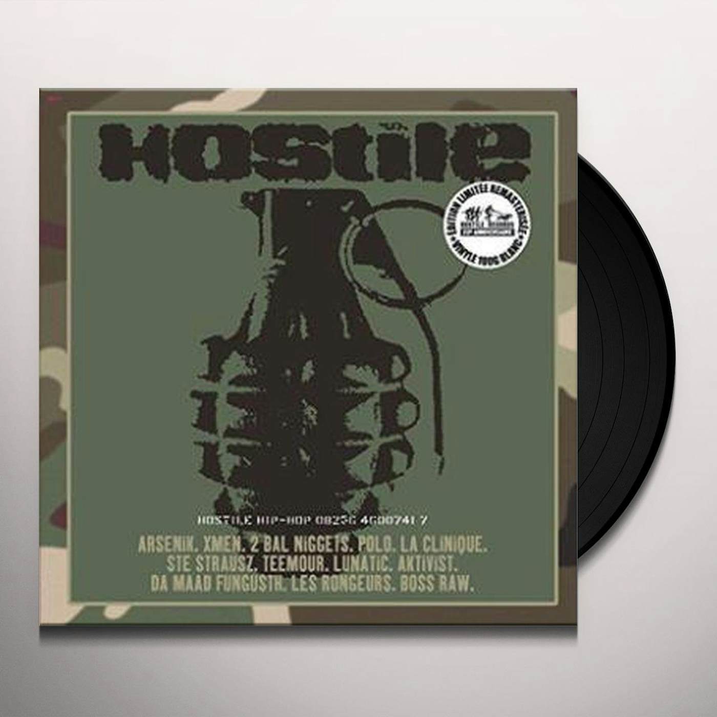 Divers HOSTILE HIPHOP 1 V BLANC Vinyl Record