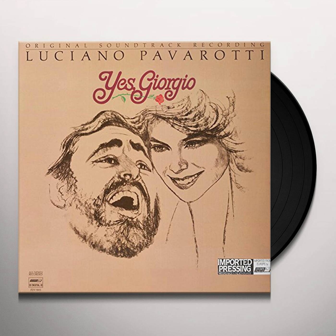 Luciano Pavarotti YES GIORGIO Vinyl Record