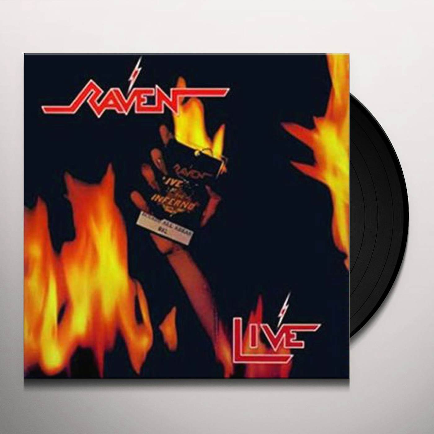 Raven Live At the Inferno Vinyl Record