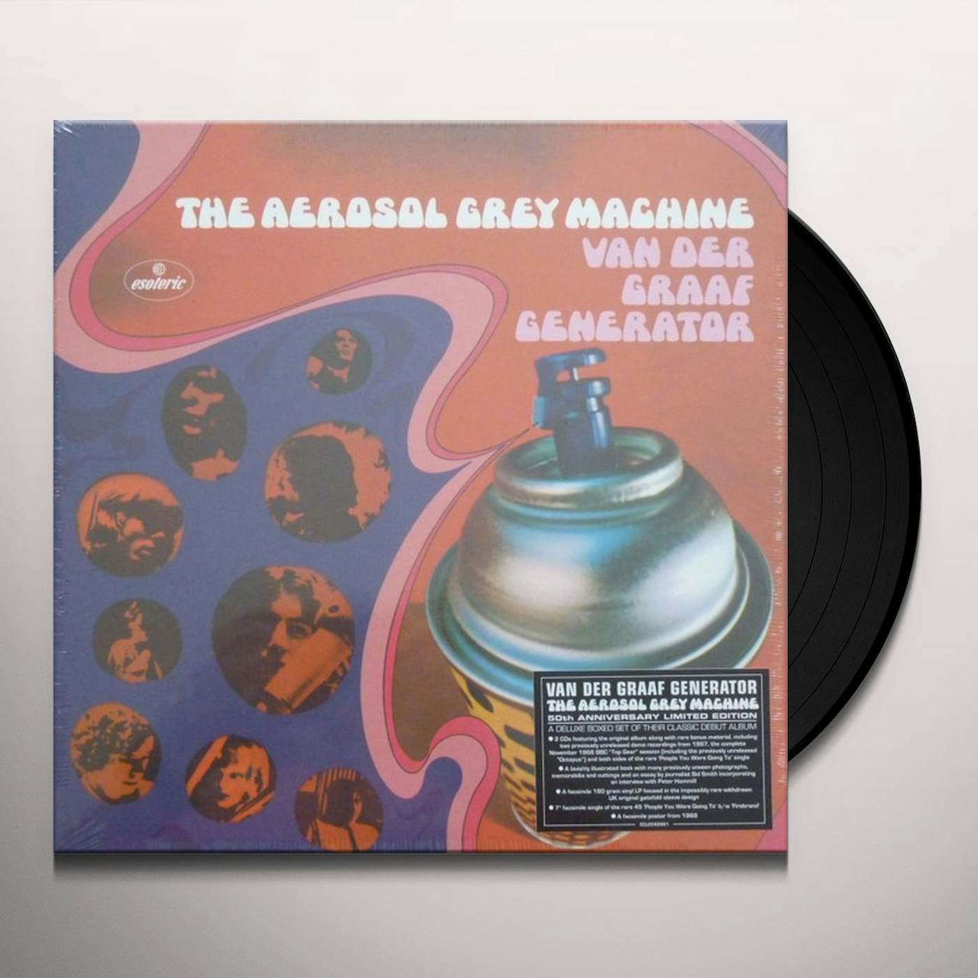 Van Der Graaf Generator AEROSOL GREY MACHINE: 50TH ANNIVERSARY EDITION  (2CD/180G LP/7INCH) Vinyl Record