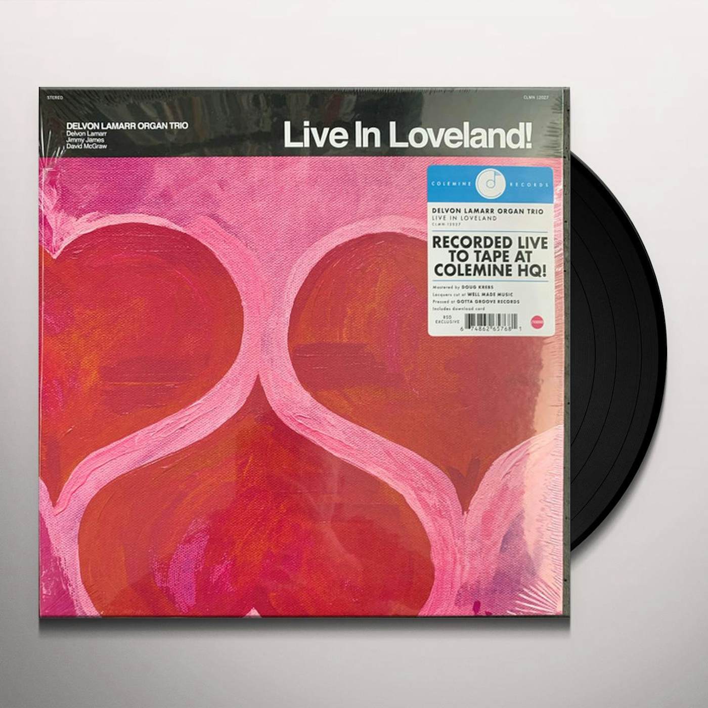 Delvon Lamarr Organ Trio LIVE IN LOVELAND! (BUBBLEGUM PINK VINYL/2LP) (RSD) Vinyl Record