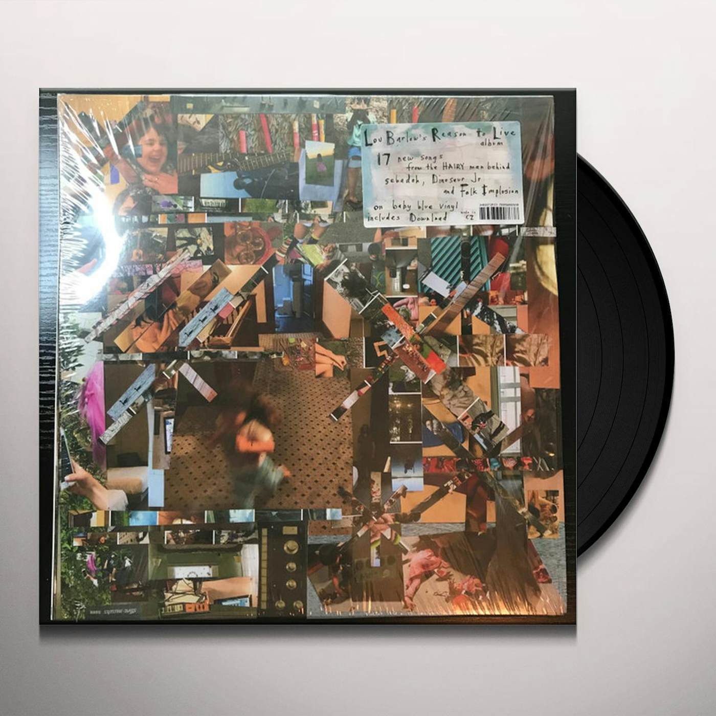 Lou Barlow REASON TO LIVE (BABY BLUE VINYL) Vinyl Record