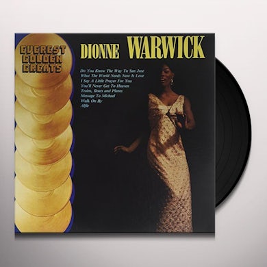 Dionne Warwick GOLDEN GREATS Vinyl Record