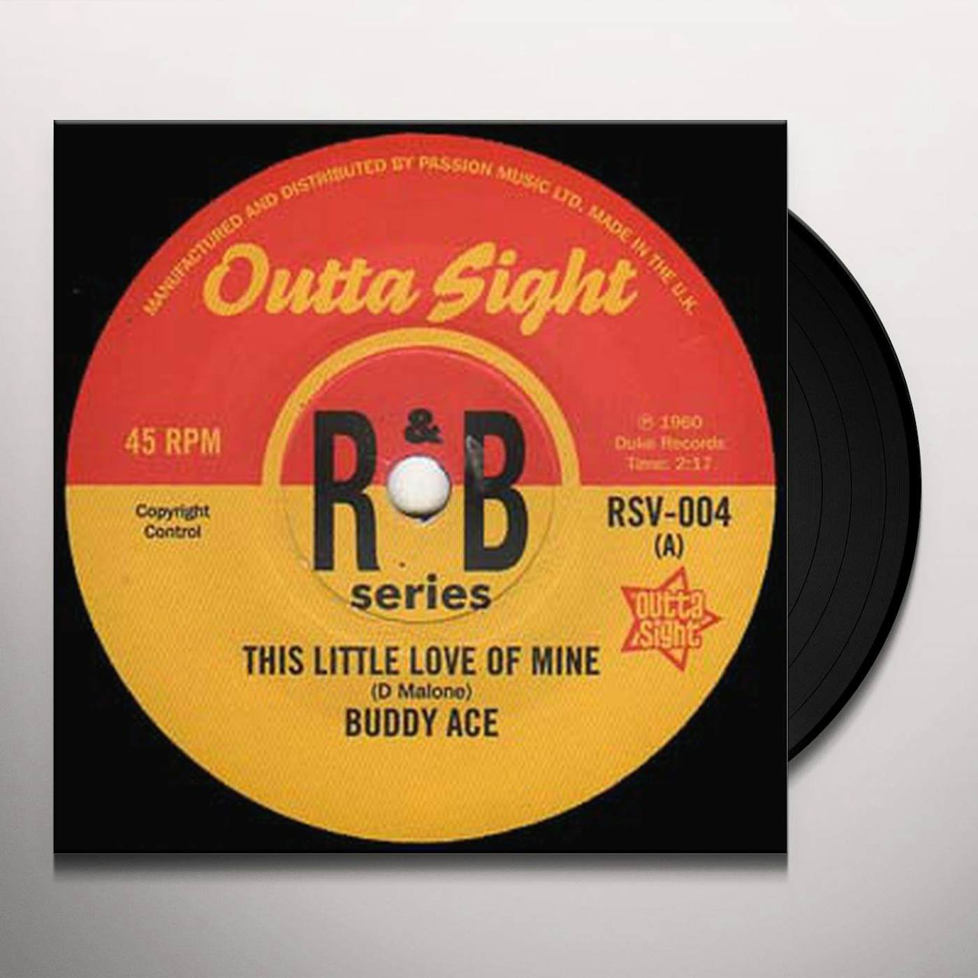 Buddy Ace / James Booker THIS LITTLE LOVE OF MINE/GONZO Vinyl Record
