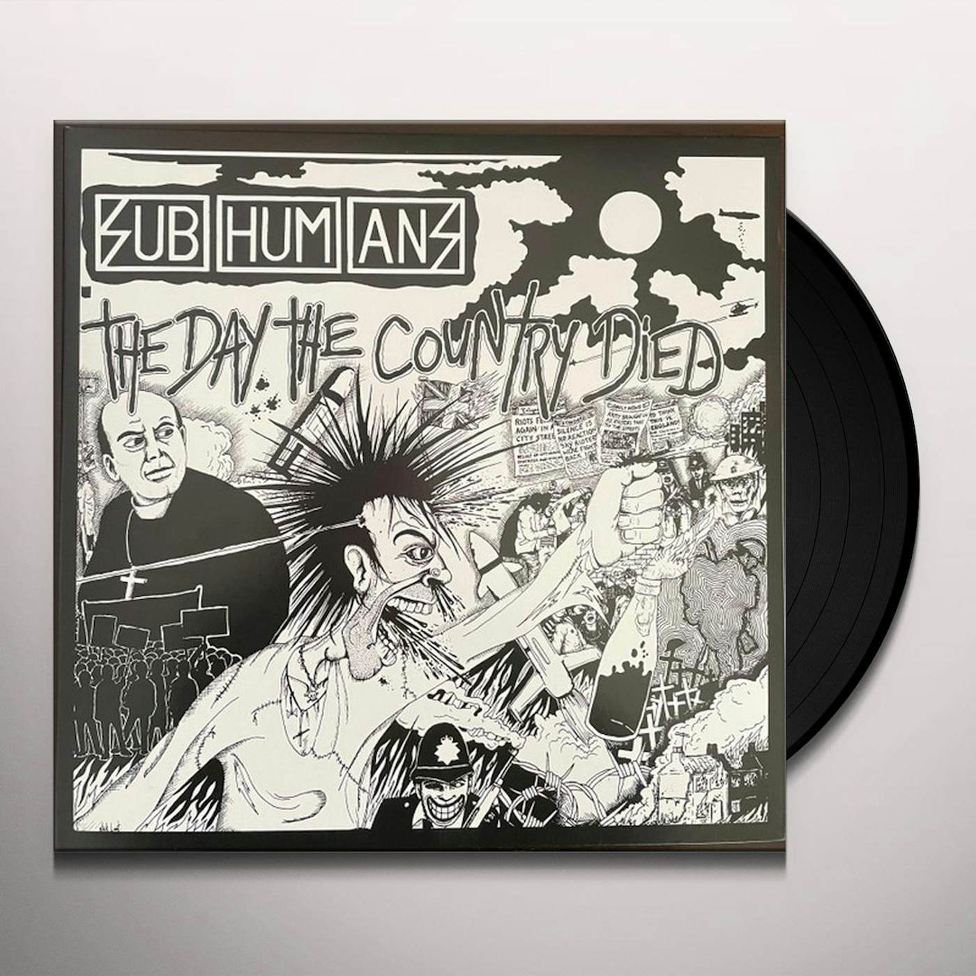 SUBHUMANS THE DAY THE COUNTRY DIED Vinyl Record