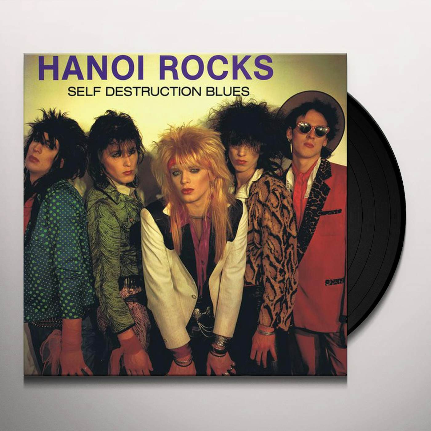 Hanoi Rocks Self Destruction Blues Vinyl Record