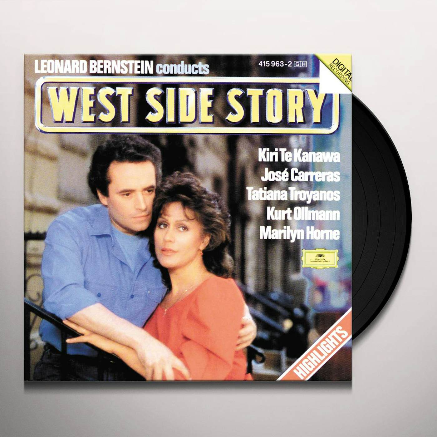 Kiri Te Kanawa Leonard Bernstein Conducts West Side Story (LP) Vinyl Record