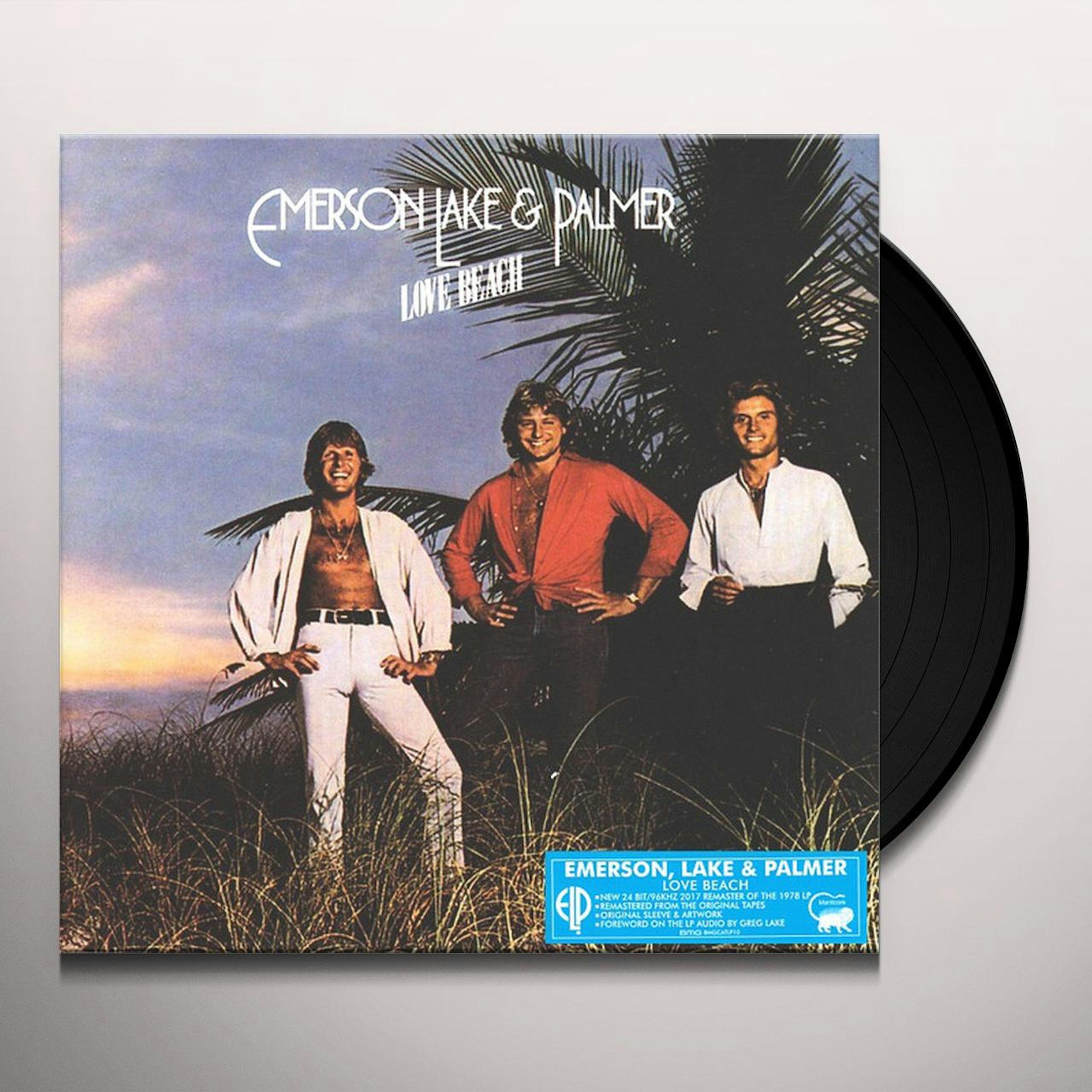 Emerson, Lake & Palmer Love Beach Vinyl Record Emerson, Lake & Palmer Love Beach Vinyl Record