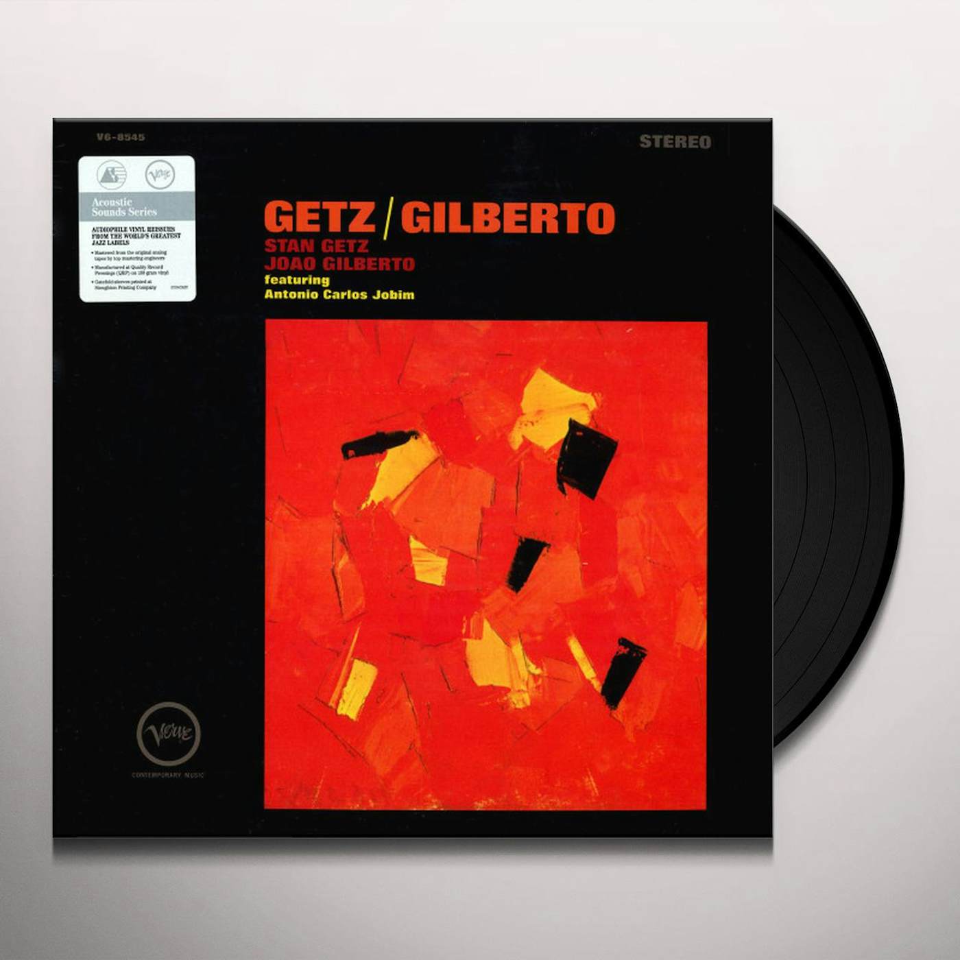 Stan Getz & Joao Gilberto Getz/Gilberto (Verve Sounds Series LP) Vinyl Record