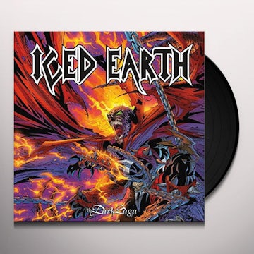 Iced Earth Dark Saga Vinyl Record Iced Earth Dark Saga Vinyl Record