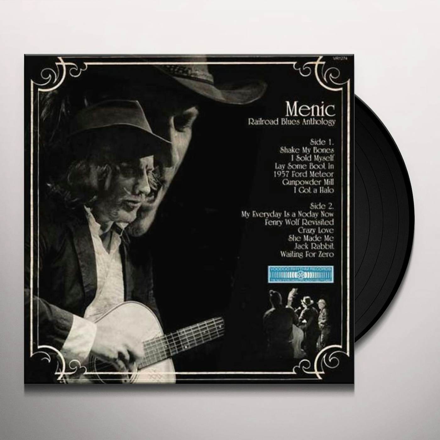 Menic Railroad Blues Anthology Vinyl Record