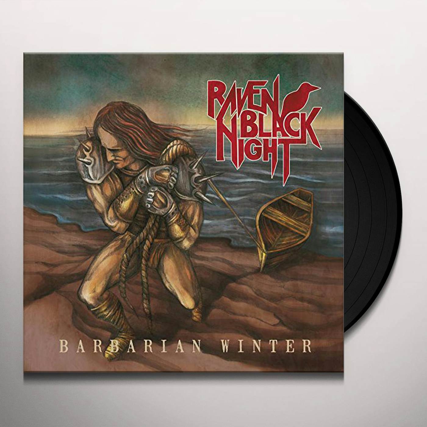 Raven Black Night Barbarian Winter Vinyl Record