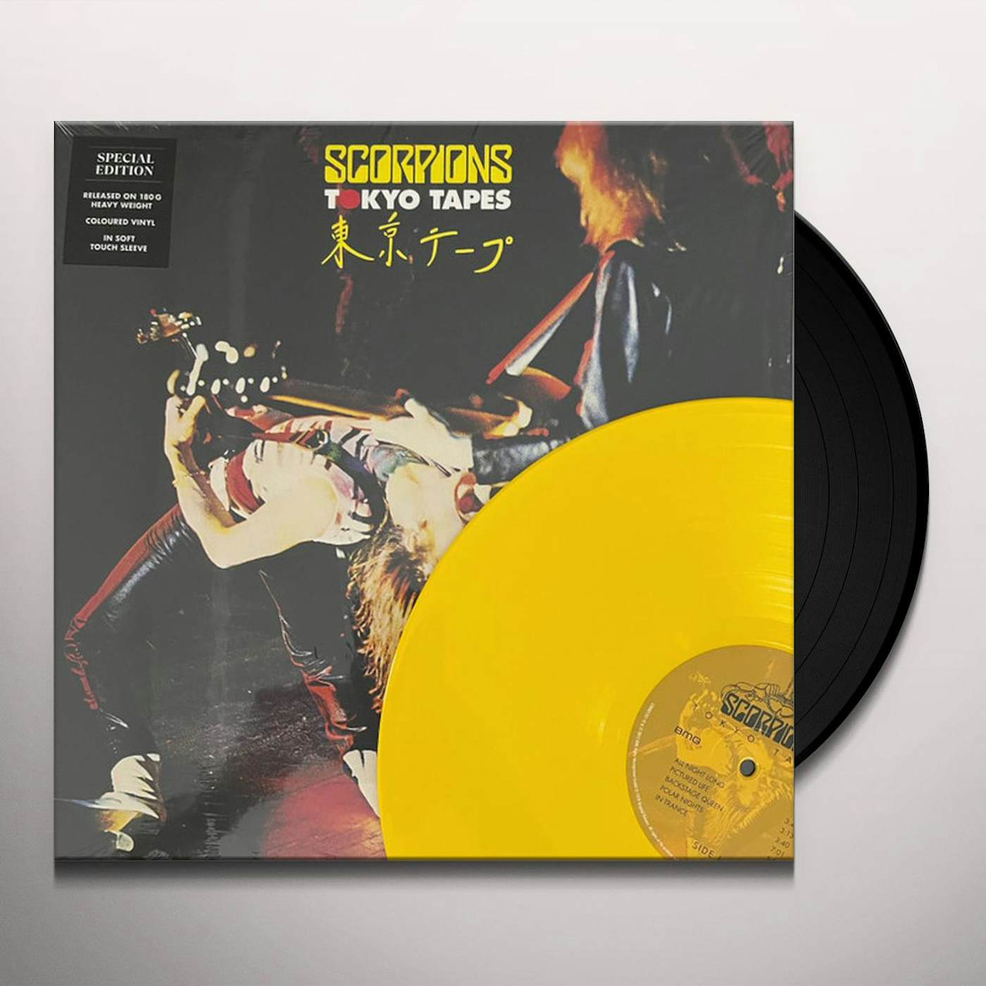 Scorpions TOKYO TAPES (180G/YELLOW VINYL/2LP) Vinyl Record