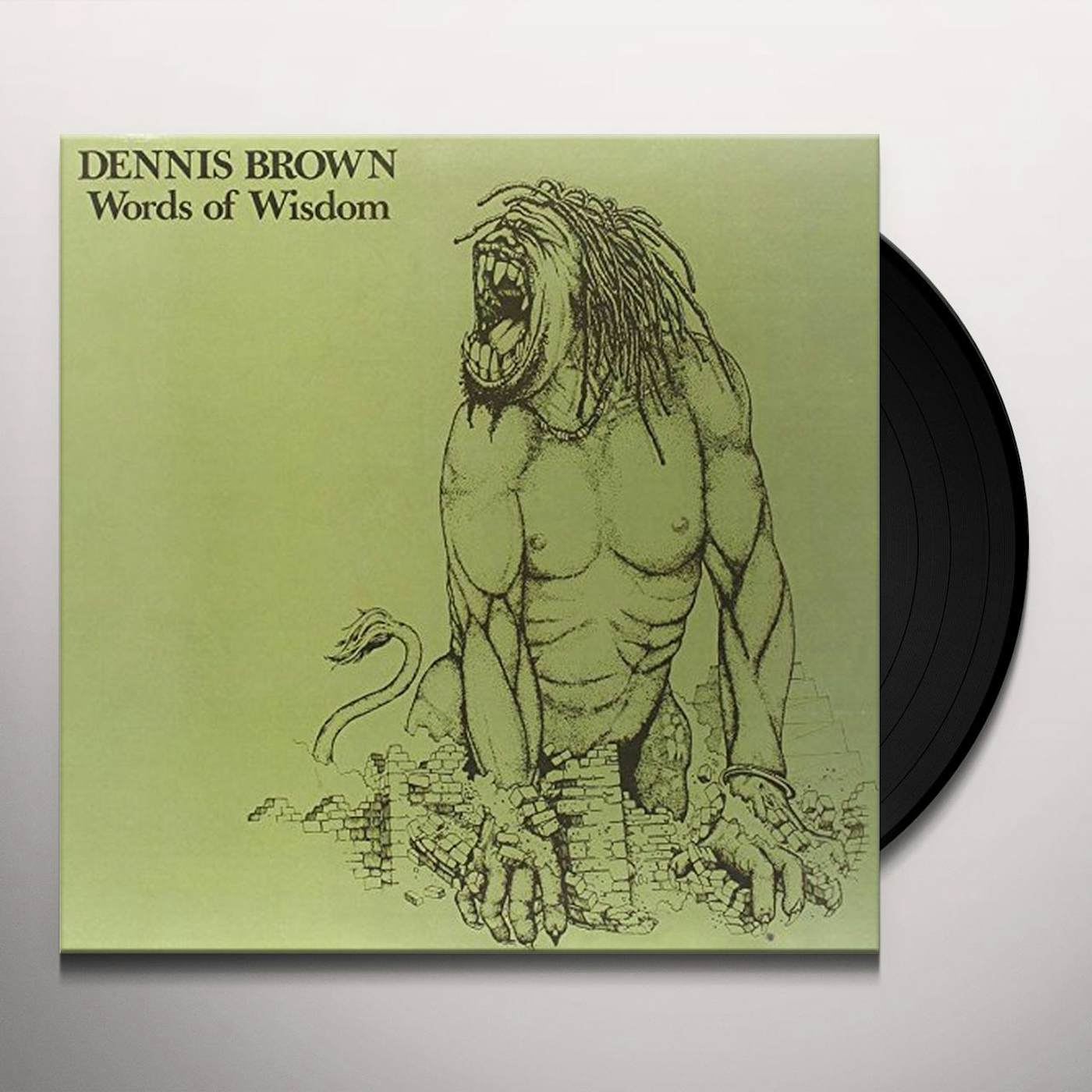 Dennis Brown Words Of Wisdom Vinyl Record