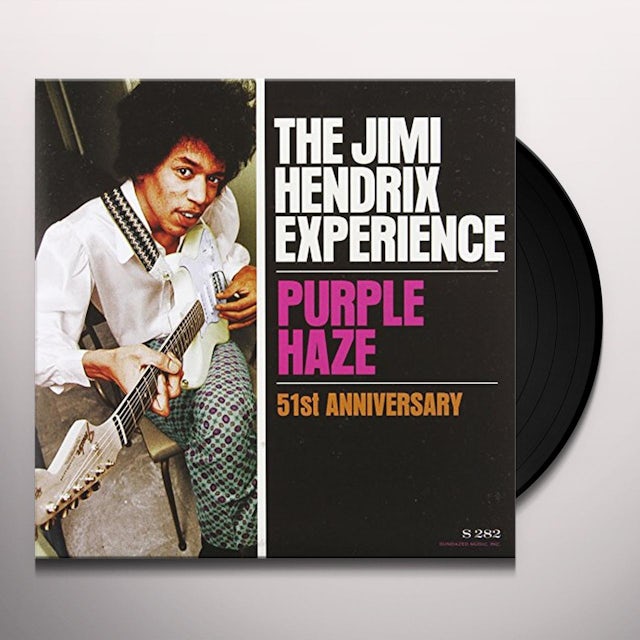 Jimi Hendrix PURPLE HAZE / 51ST ANNIVERSARY Vinyl Record