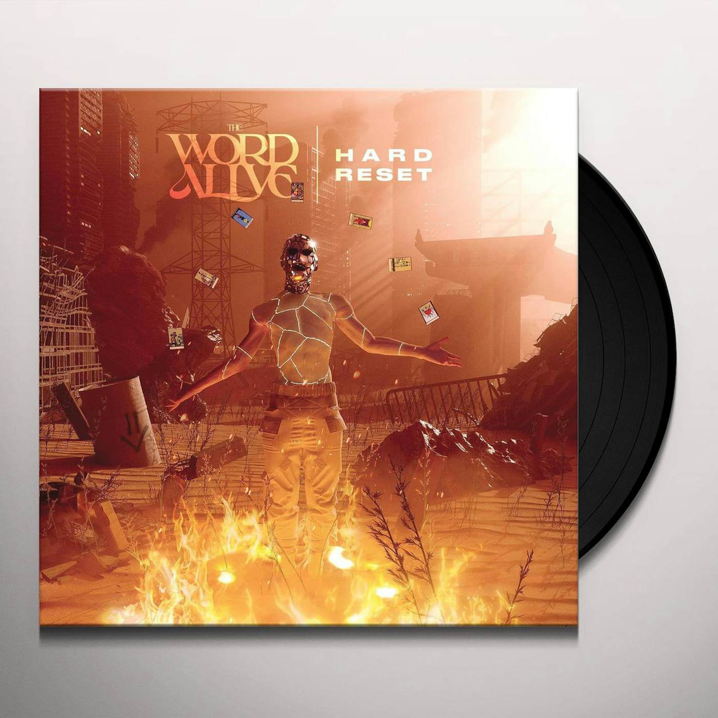 The Word Alive Hard Reset (Slow Burn Orange) Vinyl Record