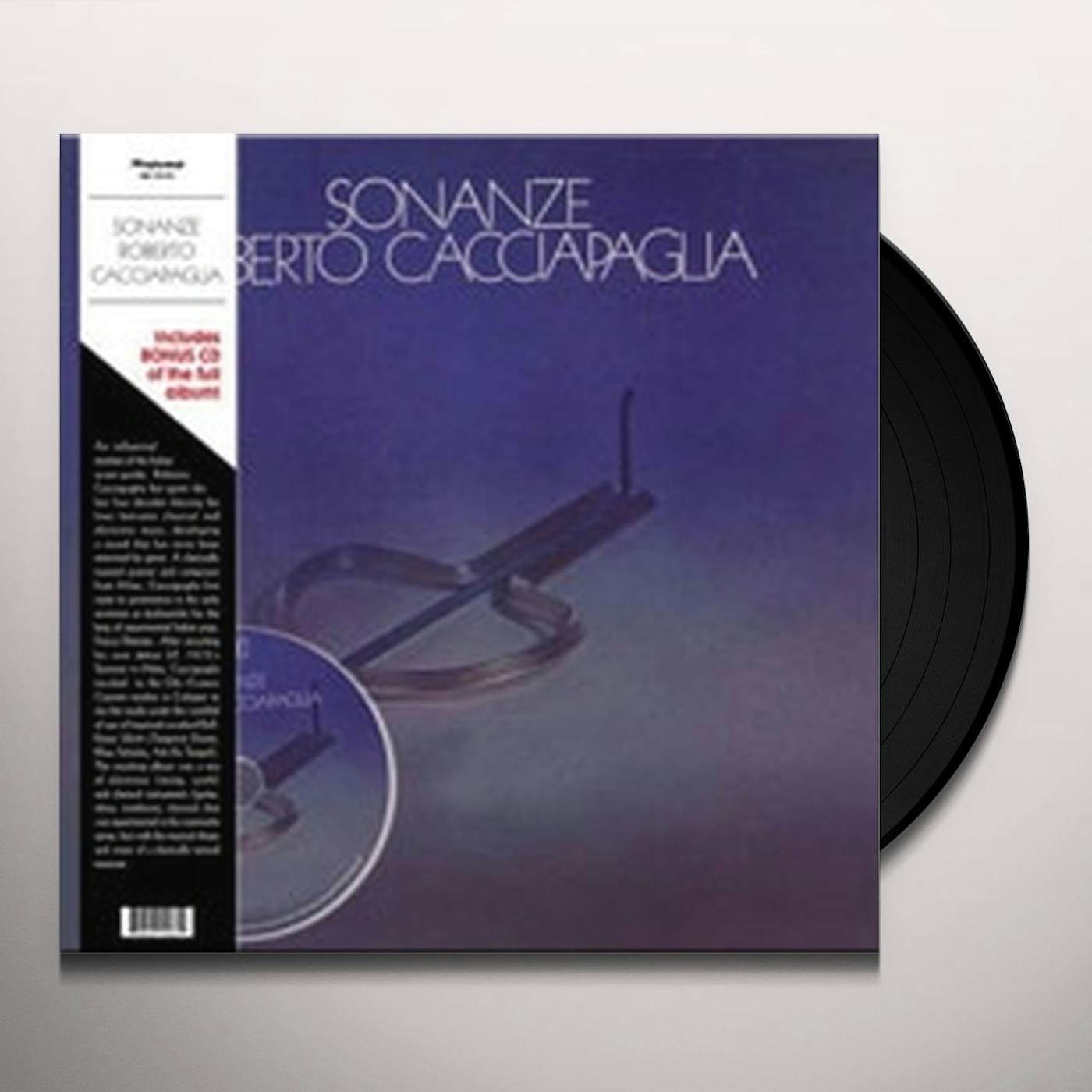 Roberto Cacciapaglia SONANZE Vinyl Record